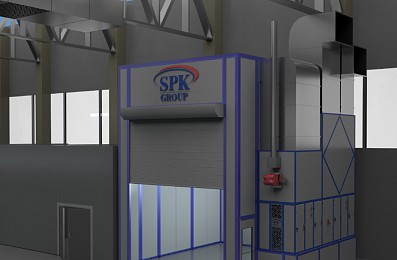 Оборудование SPK для участка окраски самолетов